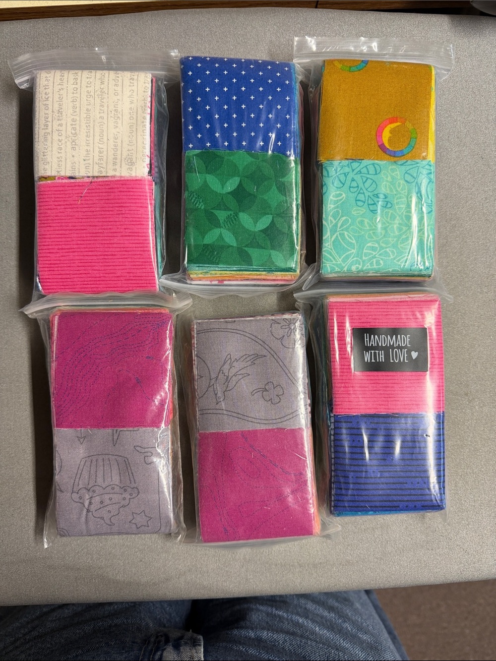 2 1/2” precut quilting cotton squares